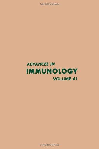 Book ADVANCES IN IMMUNOLOGY VOLUME 41, Volume 41 free