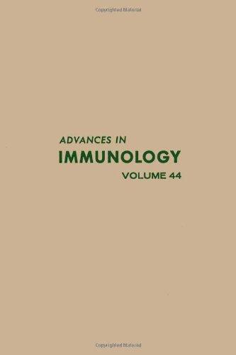 Book ADVANCES IN IMMUNOLOGY VOLUME 44, Volume 44 free