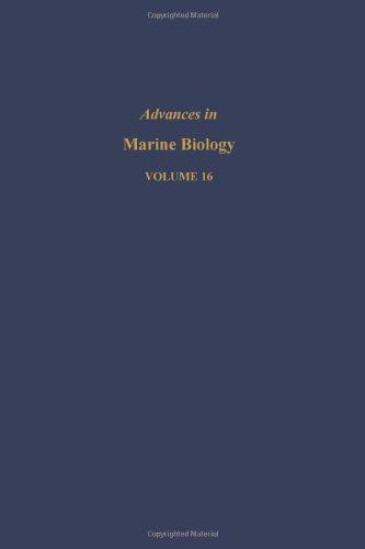 Book ADVANCES IN MARINE BIOLOGY VOL. 16 APL, Volume 16 (v. 16) free
