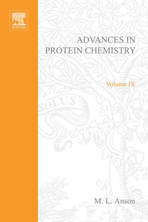 Book ADVANCES IN PROTEIN CHEMISTRY VOL 9, Volume 9 (v. 9) free