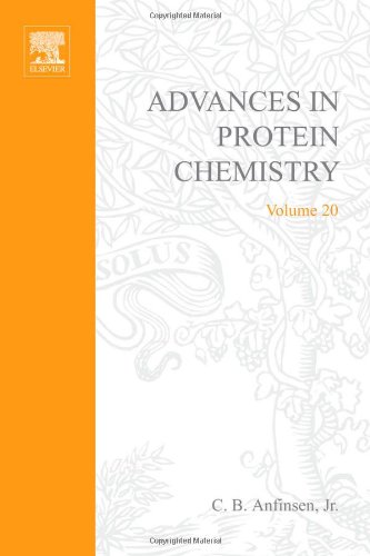 Book ADVANCES IN PROTEIN CHEMISTRY VOL 20, Volume 20 (v. 20) free