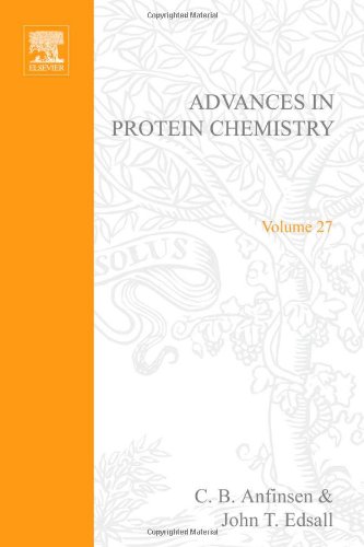 Book ADVANCES IN PROTEIN CHEMISTRY VOL 27, Volume 27 (v. 27) free