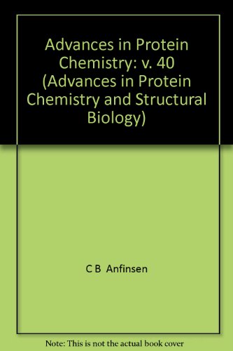 Book ADVANCES IN PROTEIN CHEMISTRY VOL 40, Volume 40 free
