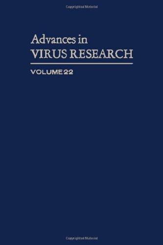 Book ADVANCES IN VIRUS RESEARCH VOL 22, Volume 22 (v. 22) free