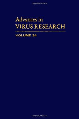 Book ADVANCES IN VIRUS RESEARCH VOL 34, Volume 34 free