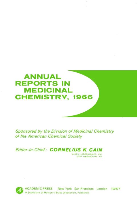 Book ANNUAL REPORTS IN MED CHEMISTRY V2 PPR free