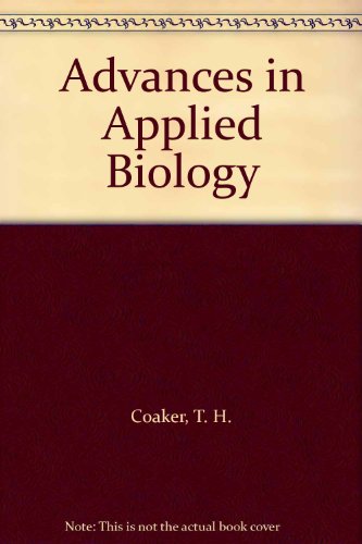 Book Advances In Applied Biology free