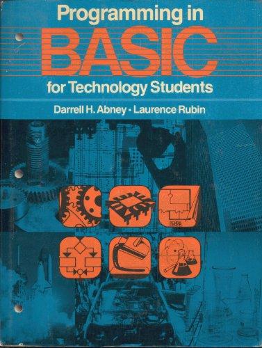 Book Programming In Basic For Technology Students free