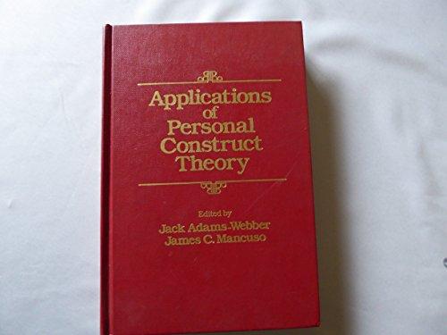 Book Applications of Personal Construct Theory free