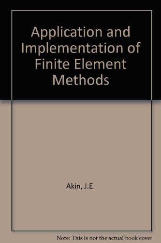Book Application and Implementation of Finite Element Math free
