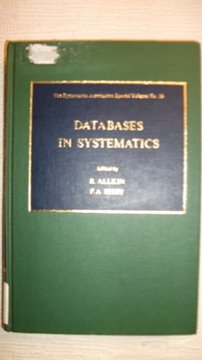 Book Databases in Systematics (SYSTEMATICS ASSOCIATION SPECIAL VOLUME) free