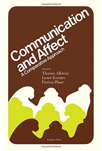 Book Communication and Affect: A Comparative Approach free