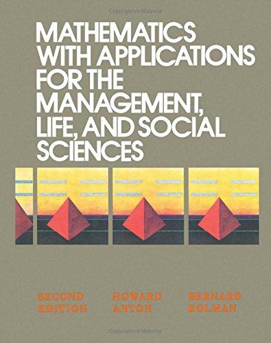 Book Mathematics with Applications for the Management, Life, and Social Sciences free