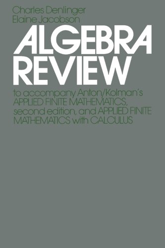 Book Algebra Review free