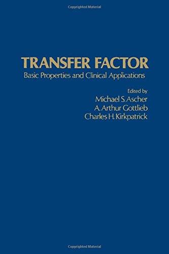 Book Transfer factor: Basic properties and clinical applications : proceedings of the Second International Workshop on Basic Properties and Clinical ... of Infectious Diseases, October 5-8, 1975 free
