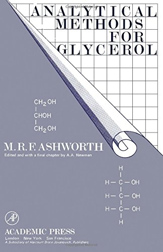 Book Analytical Methods For Glycerol free