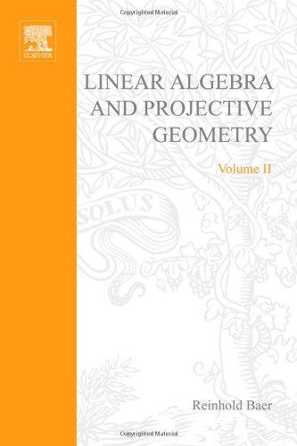 Book Linear algebra and projective geometry free