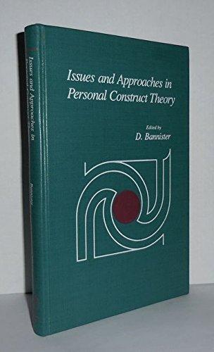 Book Issues and Approaches in Personal Construct Theory free