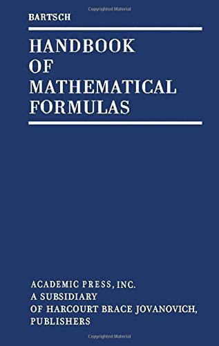Book Handbook of Mathematical Formulas (English and German Edition) free