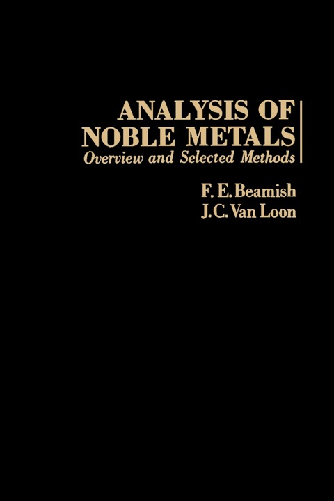Book Analysis of Noble Metals: Overview and Selected Methods free