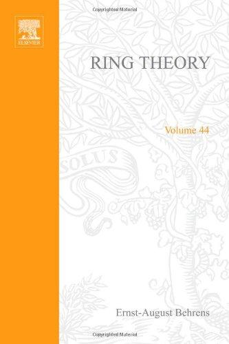 Book Ring Theory: Volume 44 in Pure and Applied Mathematics free