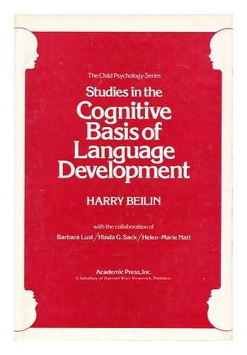 Book Studies in the Cognitive Basis of Language Development (Child psychology series) free