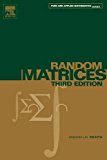Book Random Matrices (Volume 142) (Pure and Applied Mathematics, Volume 142) free