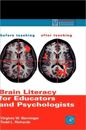 Book Brain Literacy for Educators and Psychologists (Practical Resources for the Mental Health Professional) free