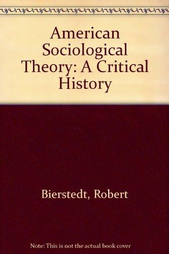 Book American Sociological Theory: A Critical History free