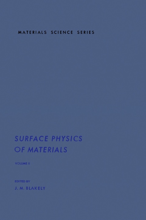 Book Surface Physics of Materials V2 free