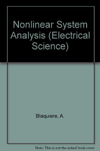 Book Nonlinear System Analysis (Electrical Science) free
