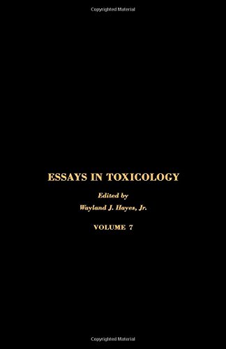 Book Essays In Toxicology Volume 7 (v. 7) free