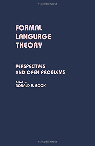 Book Formal Language Theory: Perspectives and Open Problems free