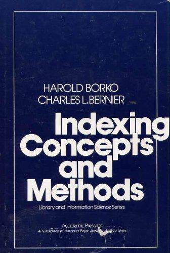 Book Indexing Concepts and Methods (Library and Information Science) free