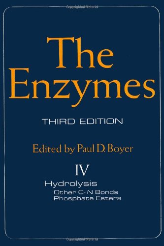 Book The Enzymes: Hydrolysis-Other C-N Bonds, Phosphate Esters, Vol. 4, 3rd Edition free