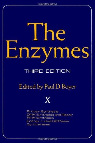 Book The Enzymes. Volume X Protein Synthesis DNA Synthesis and Repair RNA Synthesis Energy-Linked At Pases Synthetases. Third Edition free