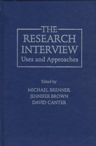 Book The Research Interview: Uses and Approaches free