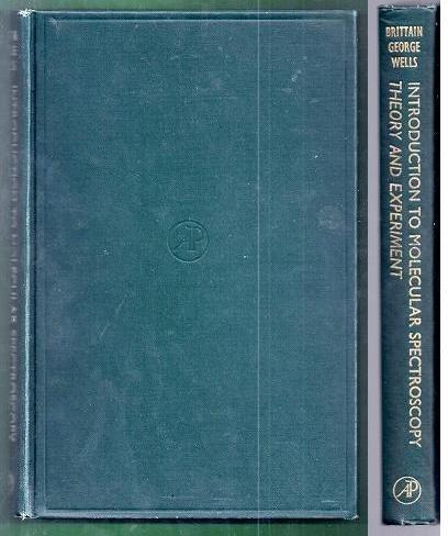 Book Introduction to molecular spectroscopy;: Theory and experiment free