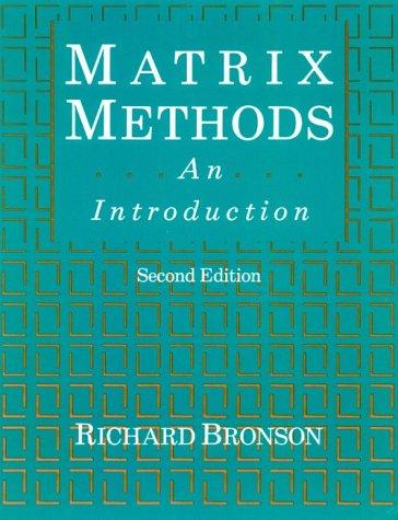 Book Matrix Methods, Second Edition: An Introduction free