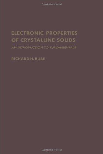 Book Electronic Properties of Crystalline Solids: An Introduction to Fundamentals free