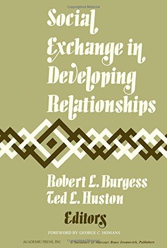 Book Social Exchange in Developing Relationships free