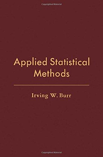 Book Applied statistical methods, (Operations research and industrial engineering) free