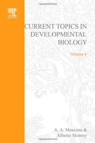 Book CURRENT TOPICS IN DEVELOPMNTL BIOLOGY V4 free