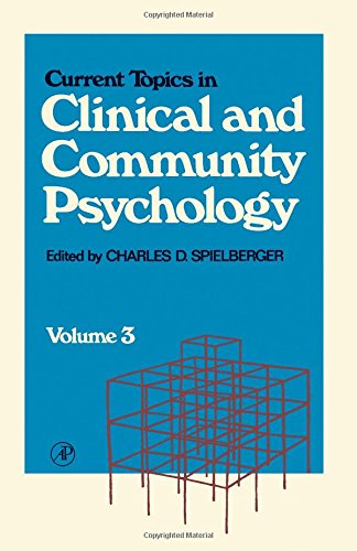 Book Current Topics in Clinical and Community Psychology (v. 3) free