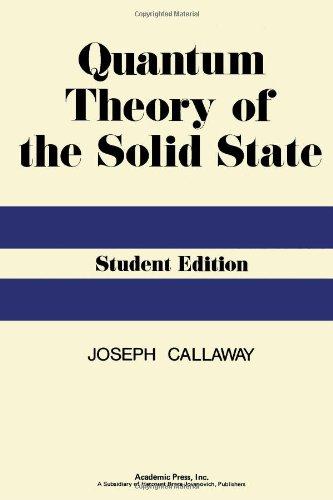 Book Quantum Theory of the Solid State (Student Edition) free