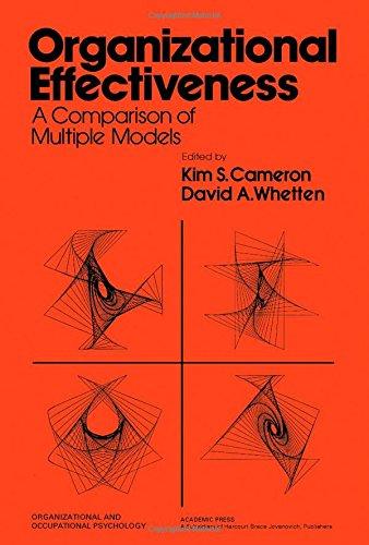 Book Organizational Effectiveness: A Comparison of Multiple Models (Organizational and occupational psychology) free