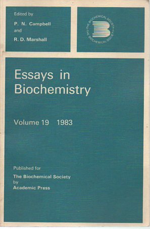Book Essays In Biochemistry free
