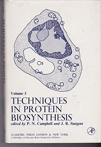 Book Techniques In Protein Biosynthesis. Volume 3 (v. 3) free