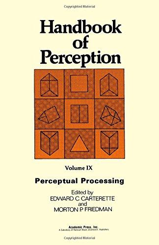 Book Handbook of Perception: Perceptual Processing, Vol. 9 free
