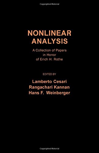 Book Nonlinear Analysis: A Collection of Papers in Honor of Erich H. Rothe free